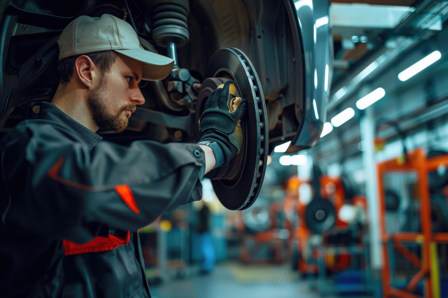 Arion technician at work in Bay 03